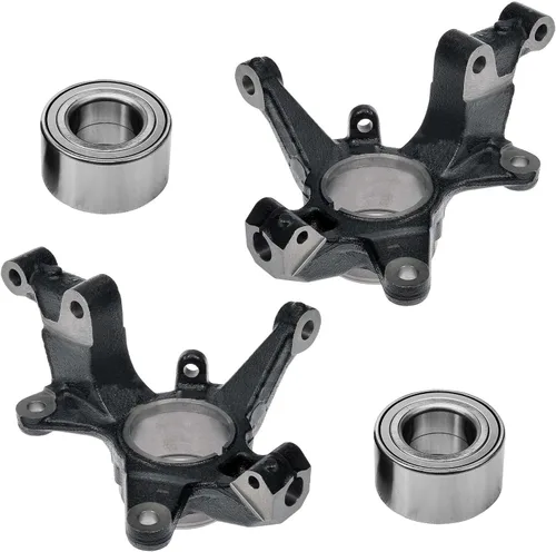 Miniatura 77 de Detroit Axle - Kit de nudillos traseros izquierdo FWD para Hyundai Santa Fe 2007-2009 Veracruz 2007-2012, reemplazo del conjunto de cojinete