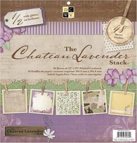 Miniatura 4 de DCWV Papel de cartulina de alta calidad de 12 x 12 pulgadas, 48 hojas de papel de álbum de recortes para manualidades y fabricación de tarjetas