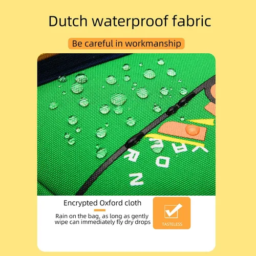 Miniatura 6 de willikiva Mochila infantil de dinosaurio para niños y niñas, bolsa preescolar impermeable (autobús verde)
