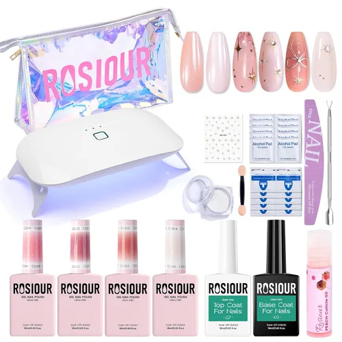 Miniatura 14 de Hema Tpo Free Gel Nail Polish Set - 24 Colores 18ml Juego de Esmalte de Uñas en Gel para Principiantes con 6 Piezas de Capa Base Mate y Brillante