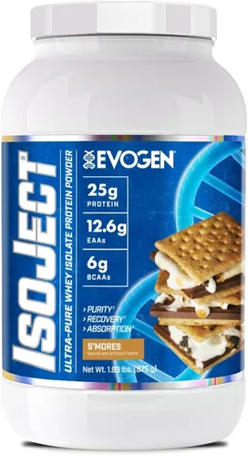 Miniatura 7 de Evogen Isoject - Aislado de proteína de suero Proteína de suero en polvo ultra pura con enzimas encendedoras, BCA y EAA Absorción y recuperación