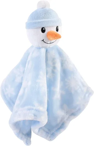 Miniatura 18 de Manta de seguridad para bebé en forma de animal amigo de peluche, de Hudson Baby, Azul zorro