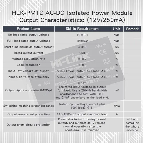 Miniatura 8 de Módulo de alimentación aislado AC-DC Módulo de alimentación de conmutación para el hogar inteligente, módulo de alimentación Mini Buck 220v a 12v