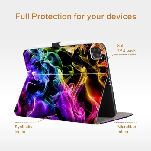 Miniatura 3 de Vimorco Funda para iPad Air 4ª/5ª 10.9, para iPad Air 6ª 11 M2, para iPad Pro de 11 pulgadas 4ª/3ª/2ª/1ª generación, soporte para lápiz, correa