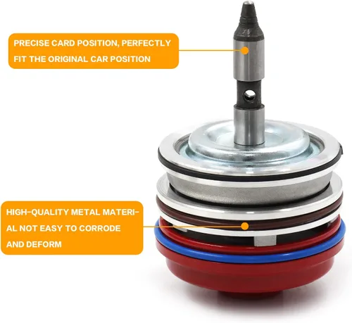 Miniatura 2 de Conjunto de Pistón de Servo de Alto Rendimiento con Cubierta y Anillo de Retención Compatible con Corvette 700R4 4L65E 4L70E 4L60E 1982-2014 Rojo