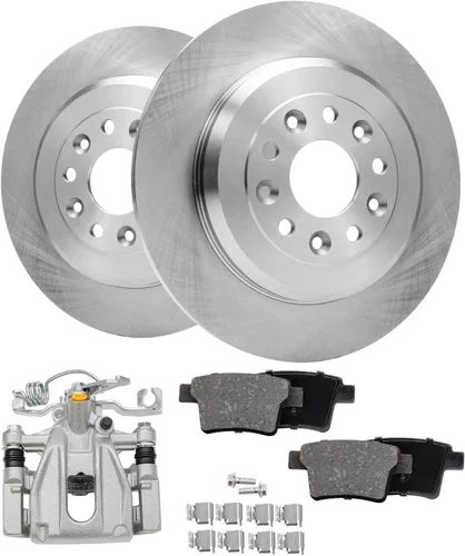 Miniatura 67 de Detroit Axle - Rotores de freno para Nissan NV2500 NV3500 NV1500 NV1500 2012-2021, repuesto de rotores de freno de disco: rotor delantero de 14.17