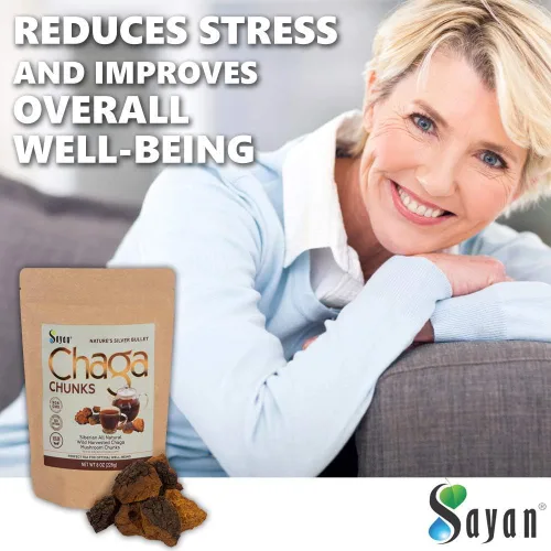 Miniatura 6 de Sayan Hongos Chaga Siberianos Puros en Trozos Crudos con Costra Negra 8 Oz / 223 g – Té Antioxidante Premium Recolectado en la Naturaleza para Apoyo