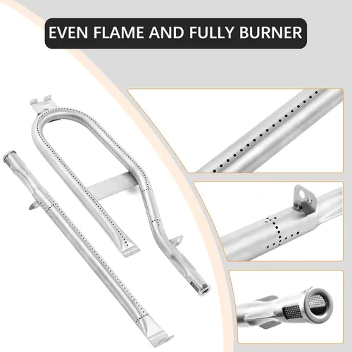 Miniatura 6 de Charbrofire DGH450CRP tienda de calor 4 quemadores parrilla piezas de repuesto para Dyna Glo Grill Heat Shield 70-02-615 70-02-423 Dynaglo Burner 4