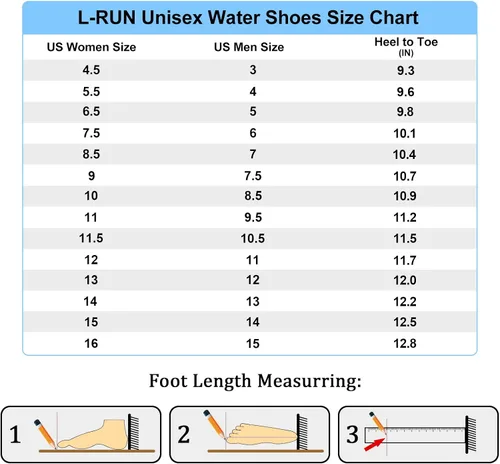 Miniatura 2 de L-RUN Zapatos de agua atléticos para senderismo para hombre y mujer