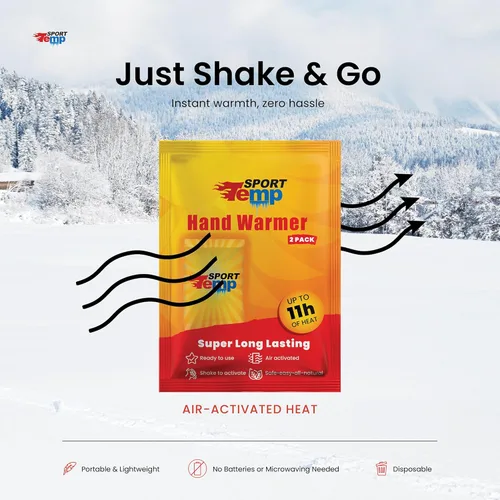 Miniatura 5 de Hand Warmers - Up to 11 Hours of Heat, Super Long Lasting - Easy, All Natural - Air Activated, for Body, Hands & Toes - Odorless Hot Hand Warmer