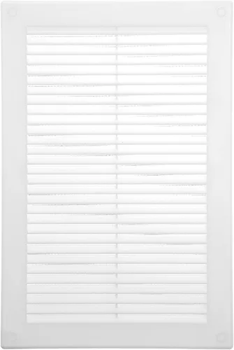 Miniatura 9 de Vent Systems 3 x 3 pulgadas (dimensiones de apertura) - Cubierta de ventilación de plástico blanco Soffit - Rejilla de ventilación cuadrada plana