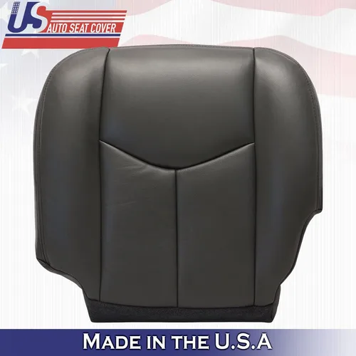 Miniatura 2 de 2003 2004 2005 2006 para Chevy/GMC Duramax Truck Driver Bottom Seat Cover Gris Oscuro