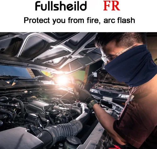 Miniatura 31 de Fullsheild FR - Máscara facial resistente al fuego, cubierta completa, polaina para el cuello, para soldar, caza, ejército, trabajo militar