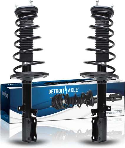 Miniatura 39 de Detroit Axle - 4WD 2 puntales delanteros para Nissan TITAN Pathfinder Armada INFINITI QX56 puntales completos con muelles helicoidales de reemplazo