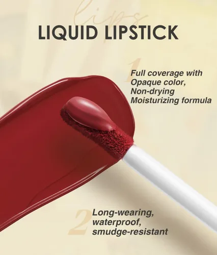 Miniatura 4 de BestLand Juego de 12 Labiales Líquidos Mate + Lápices Delineadores de Labios, Juego de Maquillaje de Labios de Un Solo Paso, Pigmento Aterciopelado