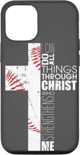 Miniatura 28 de Baseball Phone Case Christian Bible Verse Philippians 4:13 Case for iPhone 17