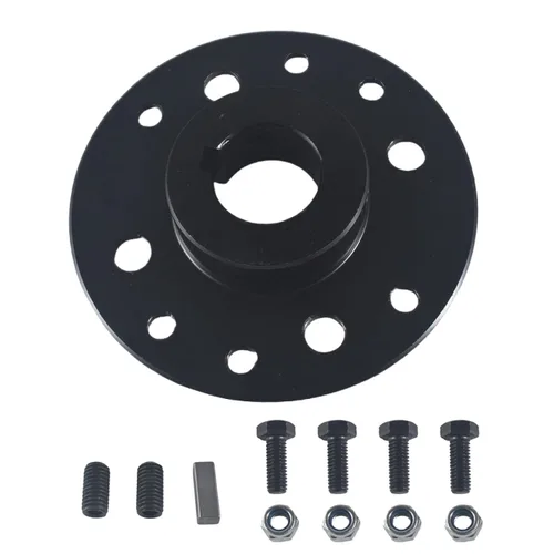 Buje de piñón de acero negro para Go Kart de 1" de diámetro y chavetero de 1/4" para Mini Bike de 212cc 196cc 6.5hp, Dune Buggies, Drift Trike, Go