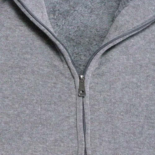 Miniatura 7 de Gary Com - Sudadera de sherpa pesada con capucha para hombre, forro de vellón grueso, con cremallera completa, cálida chaqueta de trabajo