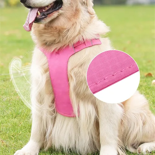 Miniatura 4 de Reflective Dog Harness Pet Chest Strap Large Dog Vest Harness for Outdoor Activity Walking Training with Adjustable Belt