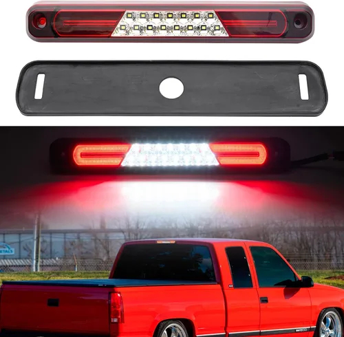 Miniatura 4 de Tercera luz de freno LED de repuesto para 1994 95 96 97 98 99 2000 OBS Chevy C1500 K1500 C/K Extended Cab Trucks GMT400 Red LED 3rd Brake Center