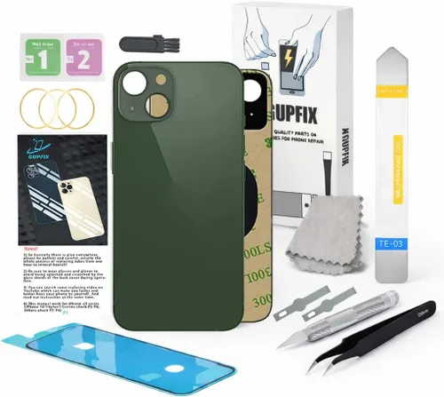 Miniatura 36 de Reemplazo de cristal trasero para iPhone 15Pro Max con herramientas Repir Big Hole OEM Rear Cover Glass Pre-Installed Internal Parts Easier