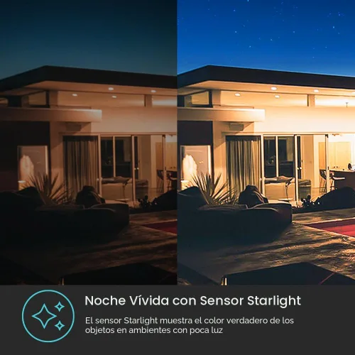 Miniatura 5 de Kasa Smart - Cámara de seguridad 2K QHD para exteriores con cable, IP65, sensor Starlight y visión nocturna de 30 m, detección