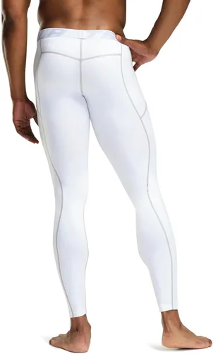 Miniatura 3 de TSLA - Pantalones de compresión térmica para hombres, calzas deportivas para correr, ropa base de invierno
