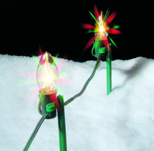 Miniatura 2 de Estacas de luz navideñas Adams de 8 pulgadas, 25 unidades (9104-99-1640), Verde