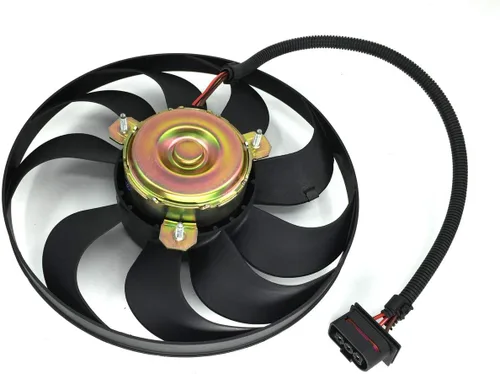 PartsFlow Ventilador de refrigeración derecha para Audi TT/TT Quattro 2000-2006 para Volkswagen Beetle 1998-2006 para Volkswagen Golf 1999-2006 para