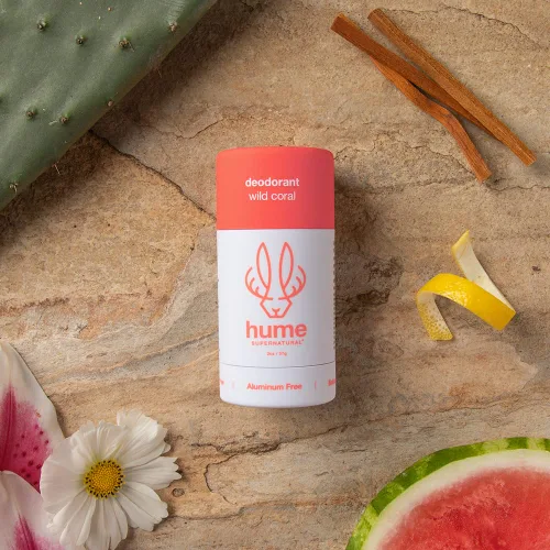 Miniatura 7 de Hume Supernatural Desodorante sin aluminio para mujeres y hombres, seguro para pieles sensibles, probiótico, a base de plantas, sin bicarbonato
