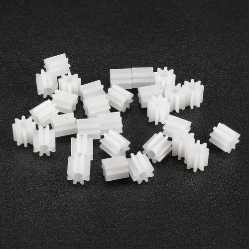 Miniatura 3 de uxcell 30pcs engranajes de plástico 8 dientes modelo 082A engranaje de reducción engranajes de gusano plástico para RC coche robot