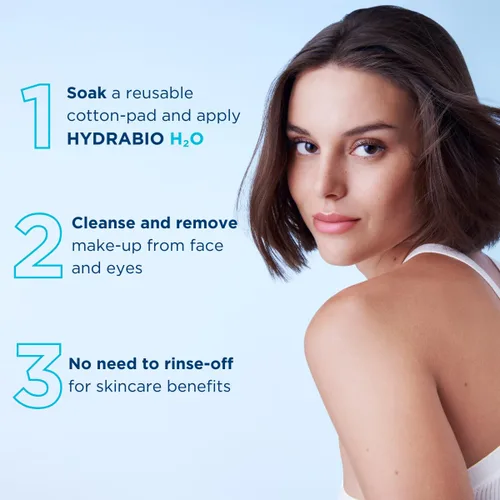 Miniatura 11 de Bioderma - Agua micelar Hydrabio H2O - Limpiador facial y desmaquillante - Agua limpiadora micelar para pieles sensibles deshidratadas
