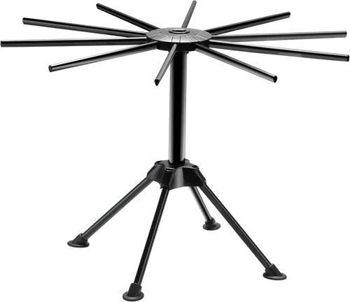 Ourokhome Escurridor plegable de pasta, plástico plegable casero para espaguetis frescos, colgador de fideos para cocina con 10 brazos, estable,