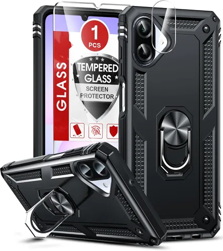 Miniatura 11 de LeYi para Samsung Galaxy A03S Funda de teléfono, Funda Samsung AO3S con [Paquete de 2] Protector de pantalla, [Calidad militar] Funda protectora