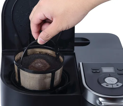 Miniatura 7 de Filtro de café reutilizable Keurig K Duo para K-Duo Hot & Iced(Gen 2), K-Duo Essentials y K-Duo Brewers Machine, cesta de café molido de malla
