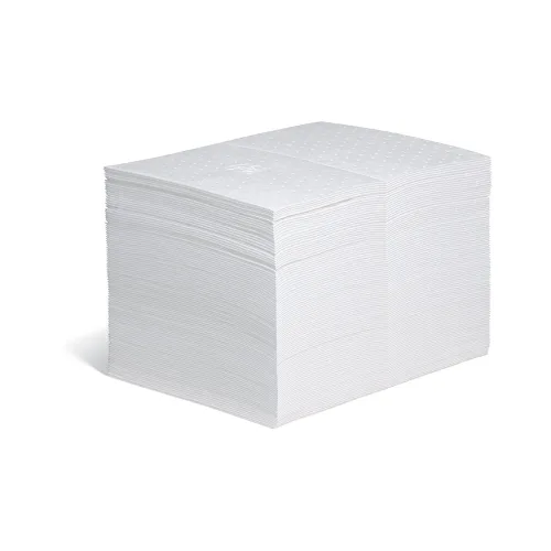 Miniatura 8 de PIG Tapete de aceite, almohadilla absorbente solo aceite, 100 almohadillas por caja dispensadora, almohadilla de 15 x 20 pulgadas, absorbe hasta 28