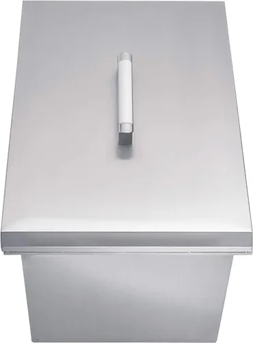 Miniatura 6 de Baúl de hielo desplegable - 14 pulgadas de ancho x 20-1/2 pulgadas de profundidad x 13-1/4 pulgadas de alto, enfriador de hielo de acero inoxidable