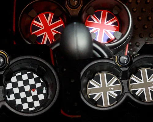 Miniatura 3 de 1 posavasos de silicona suave para Mini Cooper R50 R52 R53 R61 R60 R55 R56 R57 R58 R59 F54 F55 F56 F57 F60 Clubman Countryman, 1 unidad, 2.56