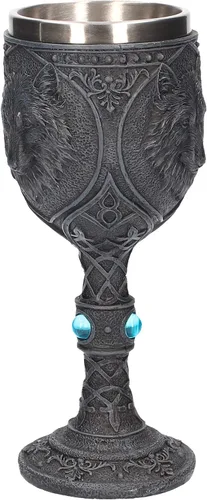 Miniatura 4 de Nemesis Now U2501G6 Night Wolf - Cáliz (9.1 in), color negro