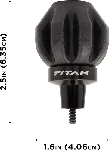 Miniatura 2 de Allen Company Titán Crossbow Bolt De-Cocking Head, roscas de flecha estándar AMO/ATA, silicona/acero, negro