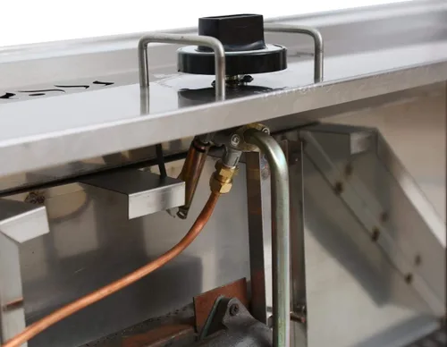 Miniatura 8 de INTBUYING Calentador de sopa de alimentos a gas LP, estufa de gas propano Bain-Marie, calentador de vapor de acero inoxidable con válvula reguladora