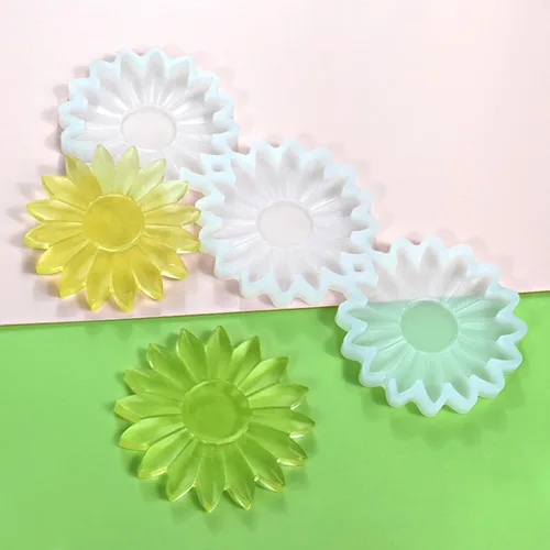 Miniatura 12 de mostsom Moldes de silicona para piruletas, moldes de silicona para piruletas de chocolate, con diseño de hojas, flores, dulces, sin palillos, 2