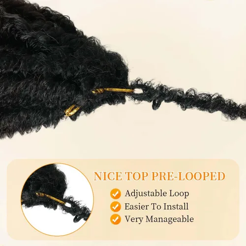 Miniatura 4 de 6 paquetes de cabello de ganchillo Goddess Locs, locs falsos rectos de 12 pulgadas para ganchillo, extensiones de cabello sintético suave rizado