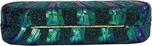 Miniatura 4 de Ayliss Bolso de noche para mujer, con cuentas de lentejuelas y pavo real, bolso cruzado, bolso de hombro para fiesta, vintage, baile de graduación