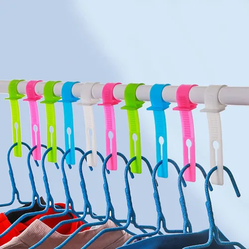 Miniatura 3 de Cabilock 40 ganchos resistentes al viento para colgar arañazos, tendedero de ropa con hebilla fija, cuerda para colgar tendedero, resistente al