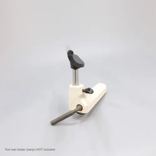 Miniatura 4 de Hurricane Turning Tools, Soporte de herramientas de 12 pulgadas con varilla de acero endurecido para torno de madera, longitud de poste de 4