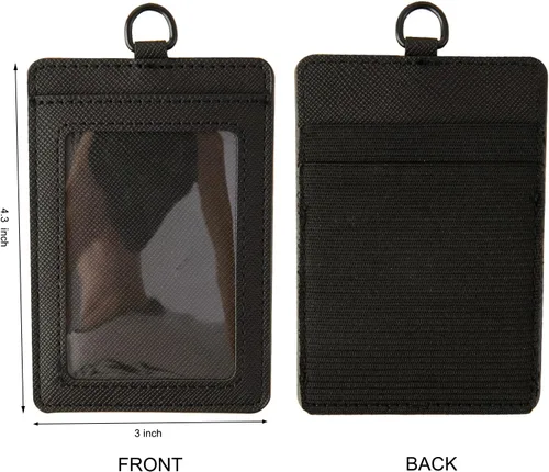 Miniatura 2 de TOOLIN Cartera elástica para tarjetas, cartera delgada vertical para tarjetas de crédito, cartera minimalista con bolsillo frontal para mujeres
