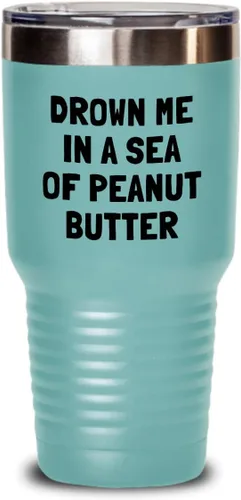 Miniatura 3 de Divertido vaso de mantequilla de maní, regalo para amantes de la mantequilla de maní, regalo para los fanáticos de la mantequilla de maní, ahogada