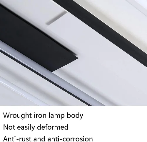 Miniatura 6 de Lámpara de techo LED de 45 W, con control remoto, brillo regulable, 3000-6000 K, lámpara de techo moderna de montaje empotrado para sala de estar