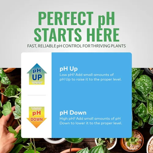 Miniatura 4 de General Hydroponics pH Up Liquid Premium Buffer para estabilidad del pH, cuarto de galón